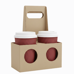 Double Holes Cup Handheld Box
