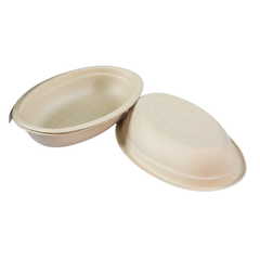 Oval Bowl 700ML Bagasse