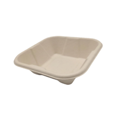 165 Shallow Square Box Bagasse