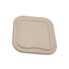 Lid For 165 Deep/Shallow Square Box Bagasse