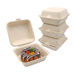 T6 Hamburger Box Bagasse