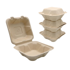 6 Inch Hamburger Box 450 ML - Bagasse
