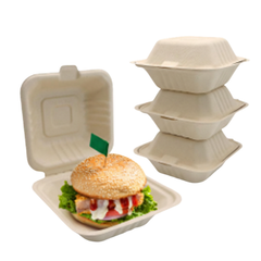 6 Inch Hamburger Box 450 ML - Bagasse