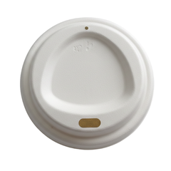 90 MM Coffee Cup Lid B-Bagasse